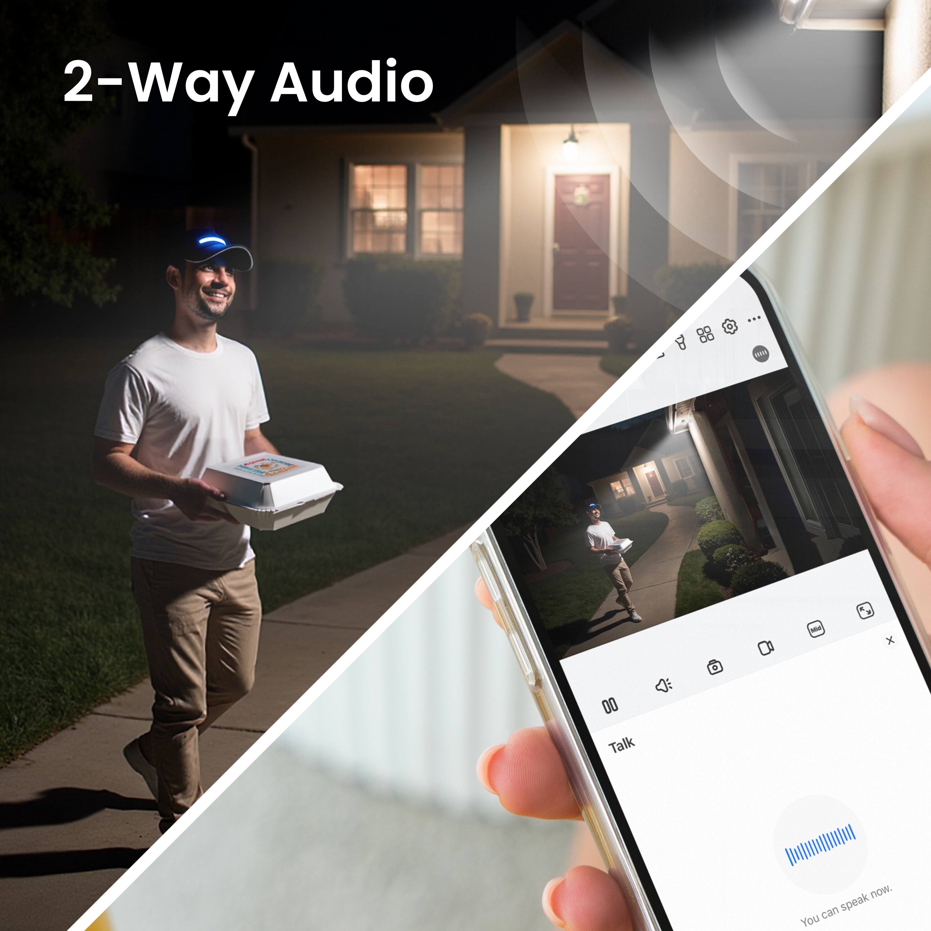 2-Way Audio

Talk now. You can speak.