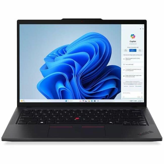 Lenovo - ThinkPad T14 Gen 5 21ML0055US 14" Touchscreen Notebook - Intel Core Ultra 7 165U - 32 GB - 1 TB SSD - Windows 11 - Black