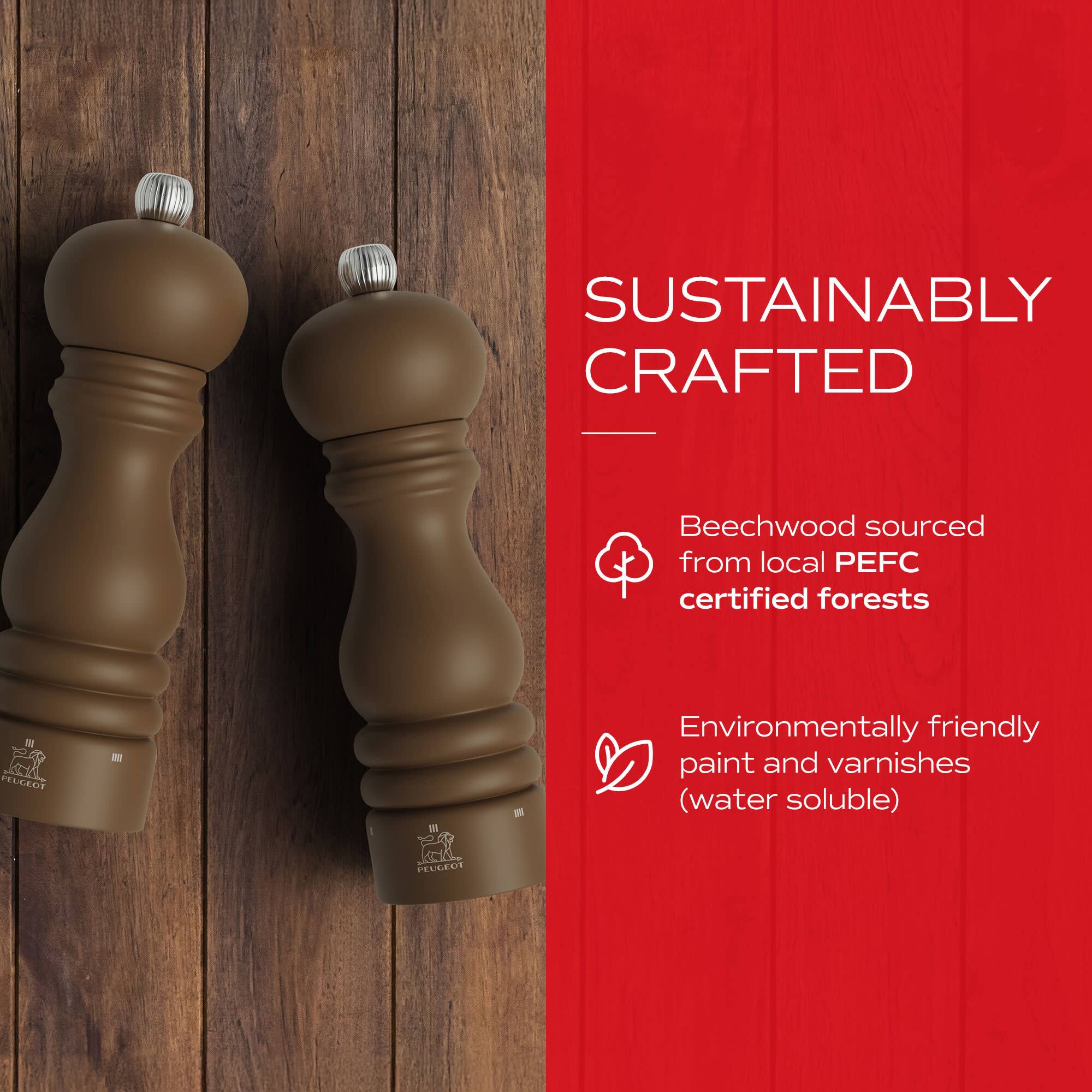 SUSTAINABLY CRAFTED  
Beechwood sourced from local PEFC certified forests  
Environmentally friendly paint and varnishes (water soluble)
