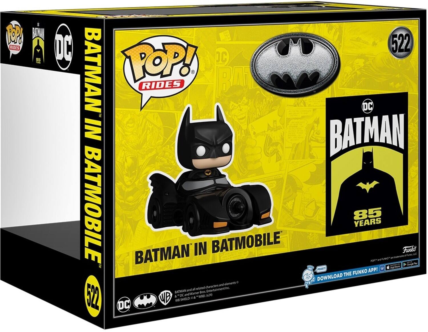 Funko Pop! Batman th Anniversary Batman in Batmobile Deluxe Ride