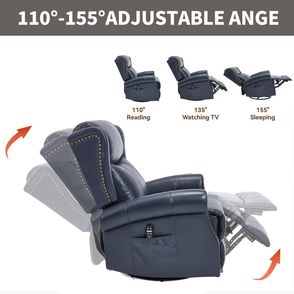 110-155° ADJUSTABLE ANGLE

110° Reading
135° Watching TV
155° Sleeping