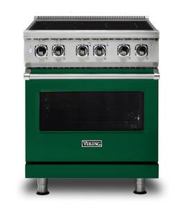 Viking - 5 Series 30" Wide Freestanding Electric Range - Ivy