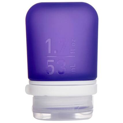 Front. Humangear - Humangear GoToob+ Soft Silicone Travel Bottle - Small - Purple - Purple.