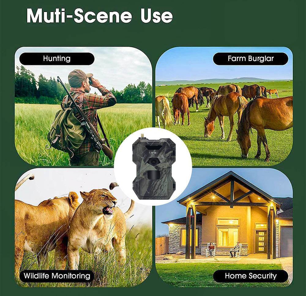 Multi-Scene Use

- Hunting
- Farm Burglar
- Wildlife Monitoring
- Home Security