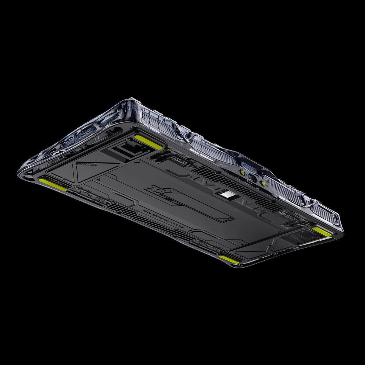 Alt View 8. GravaStar - GravaStar Mercury K1 Lite 75% Wireless Mechanical Gaming Keyboard with Hot-Swappable Switches Transparent Black - Transparent Black.