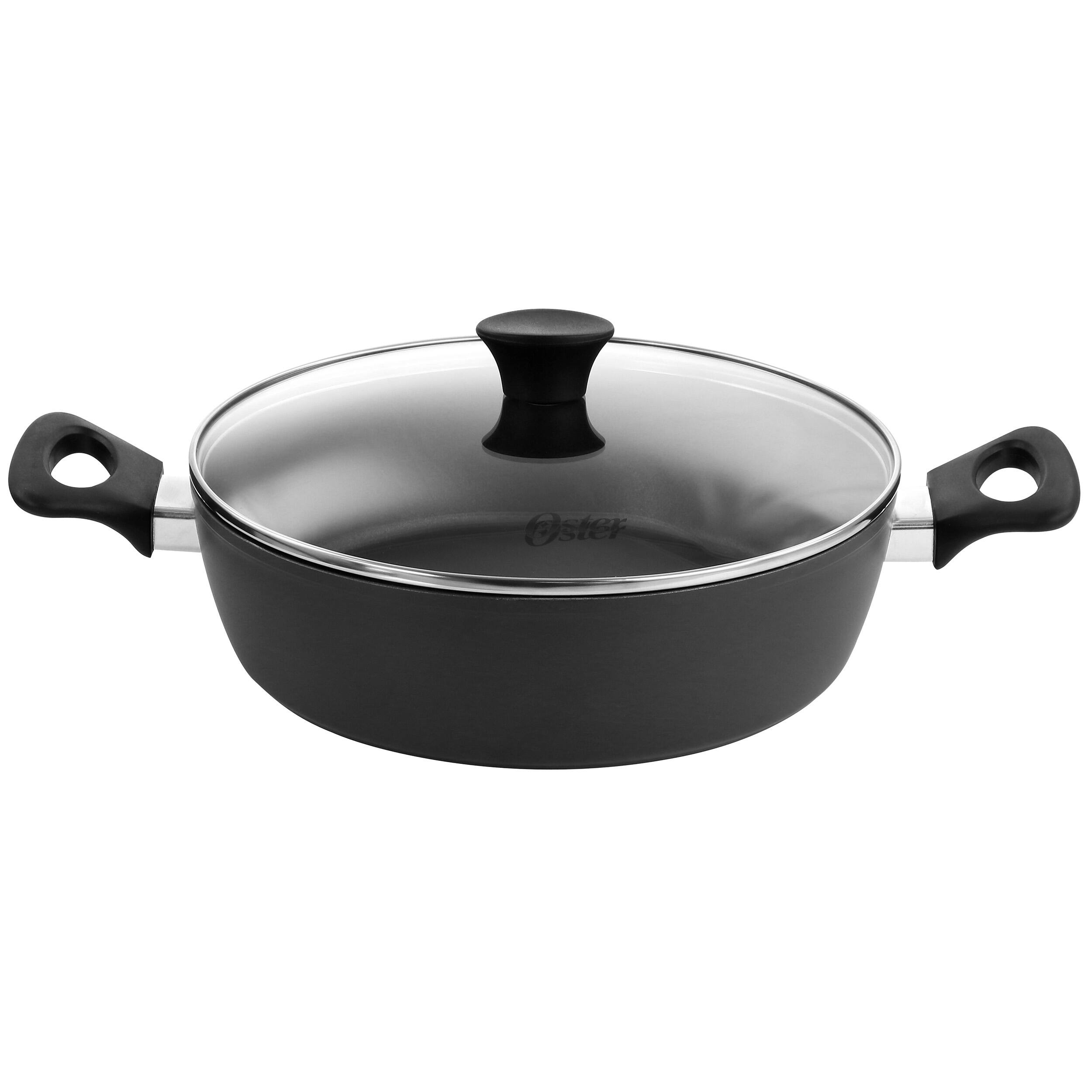 Alt View 7. Oster - Oster Non Stick 10 Piece Aluminum Cookware Set in Black - Black.