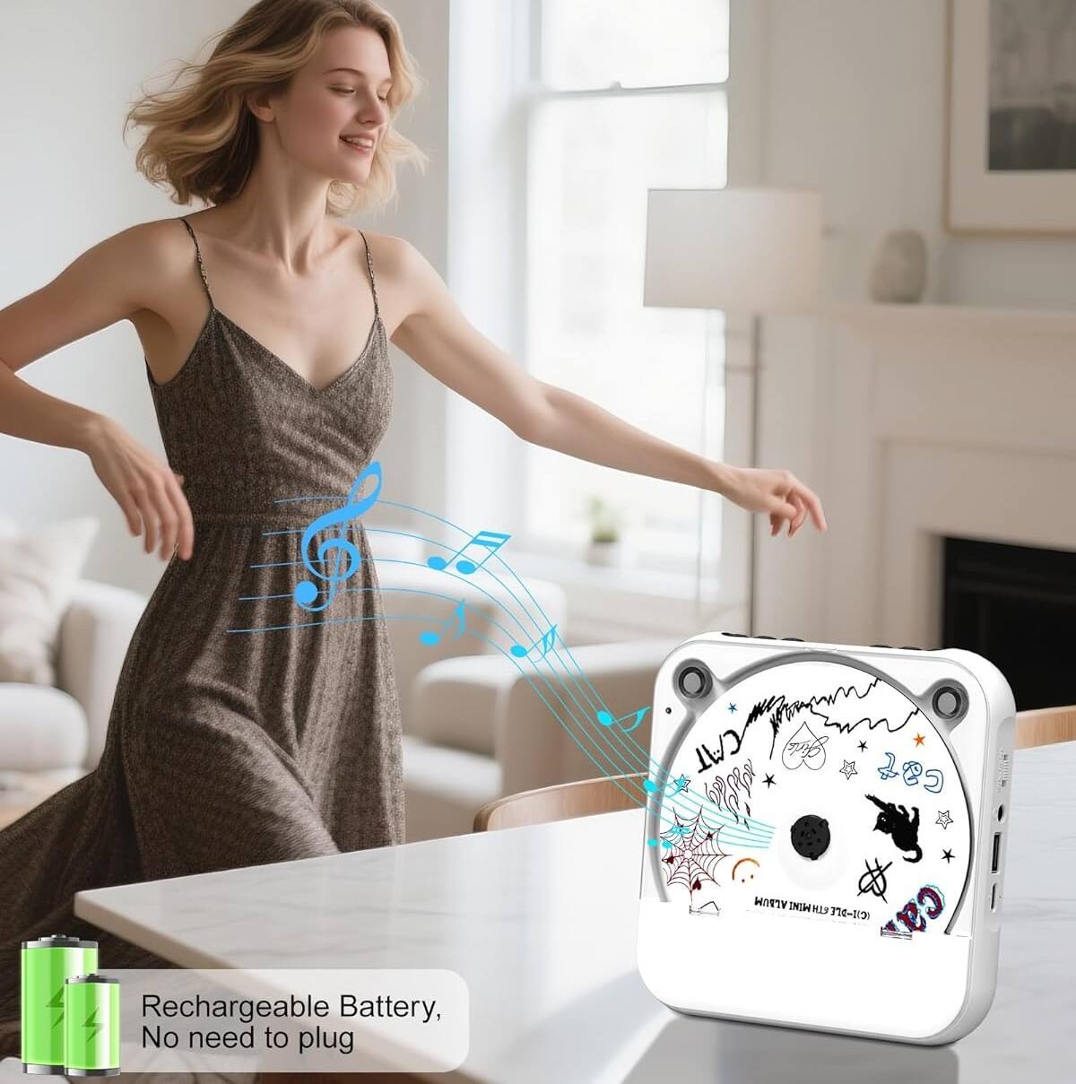 Rechargeable Battery, No need to plug