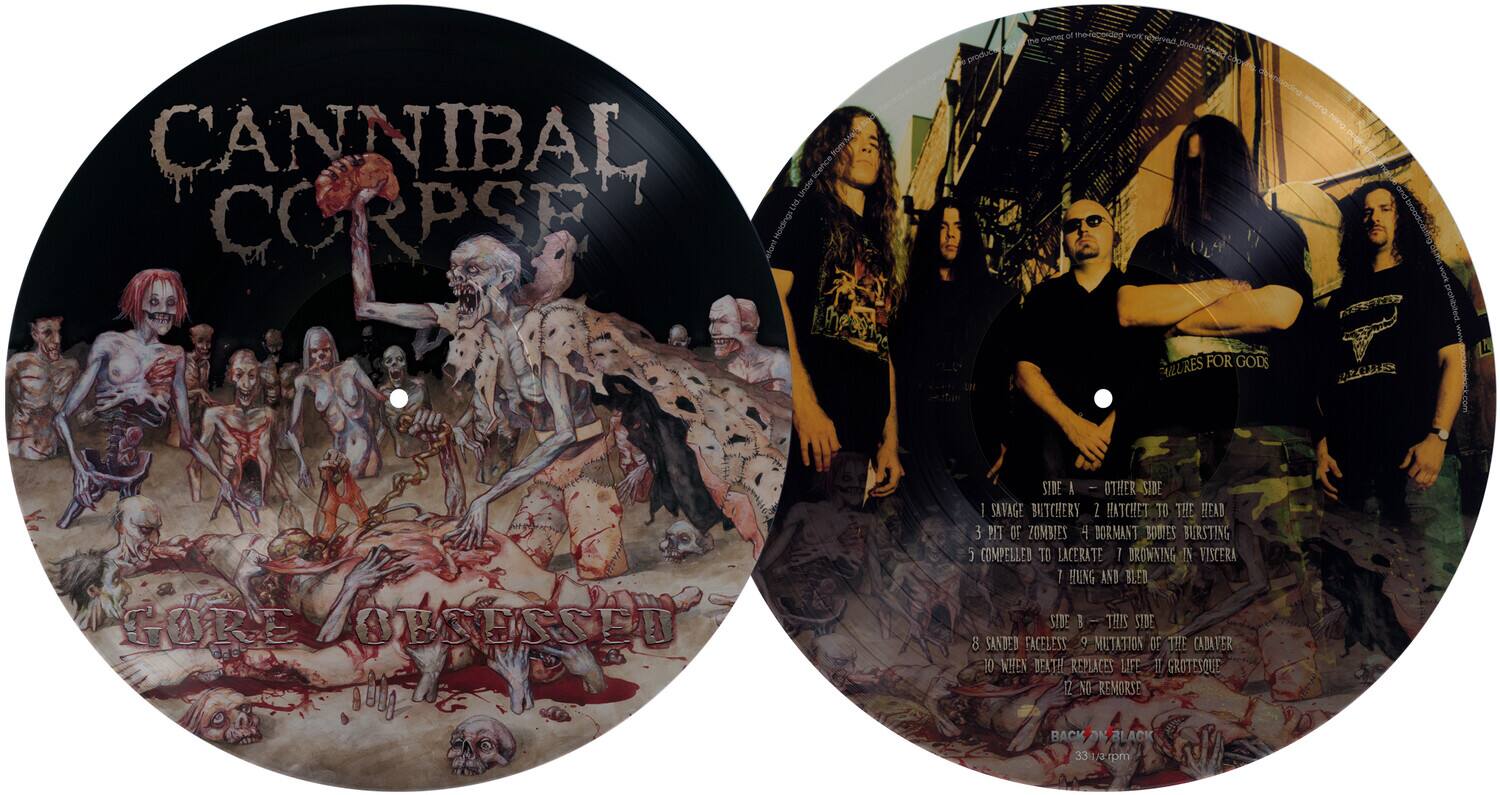 Cannibal Corpse - Gore Obsessed - Picture Disc   - VINYL LP price history on PriceWatchPro
