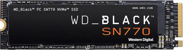 WD_Black™ PC SN770 NVMe™ SSD
WD_BLACK™ SN770
Western Digital
www.wdc.com