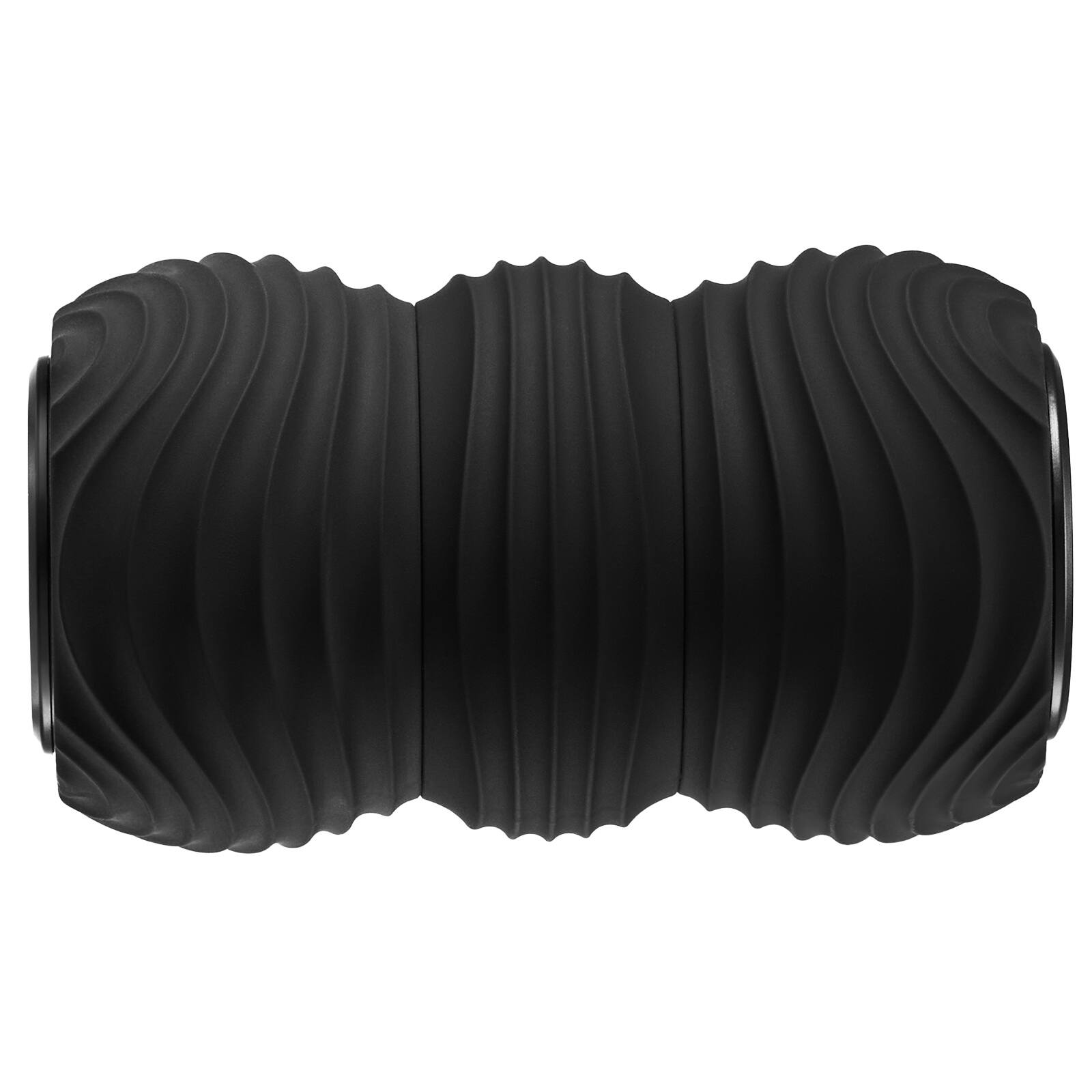 Alt View 5. VEVOR - Vibrating Peanut Massage Ball, Electric Double Lacrosse Massage Roller with 4 Intensities - Black.