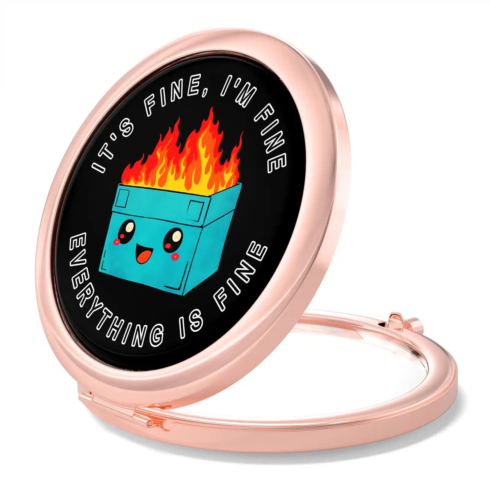 Cute Dumpster-2.75"L x 2.75"W(Rose Gold)