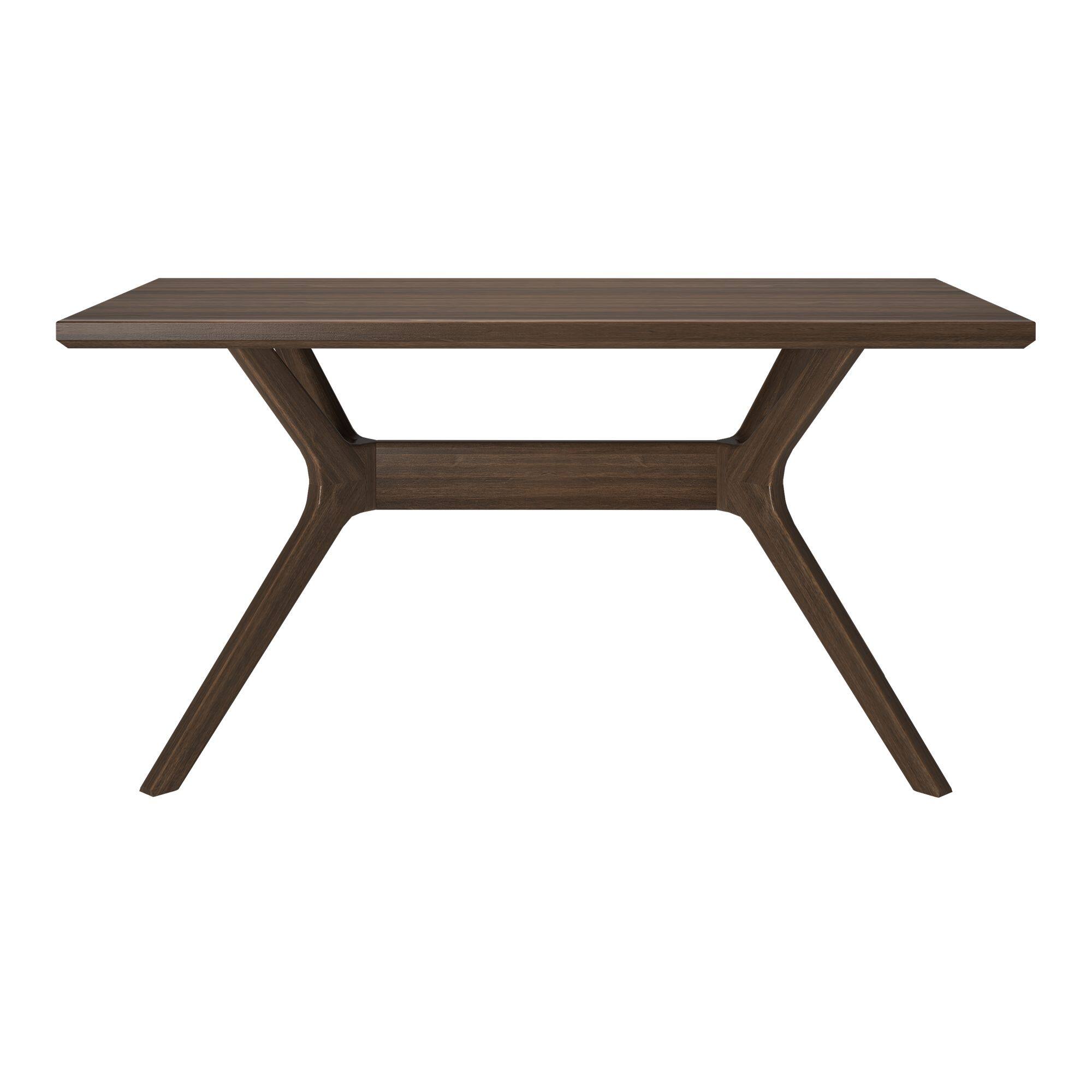 Alt View 3. Plank+Beam - Verso Rectangular Dining Table (60in / 1542mm), Walnut - Walnut.