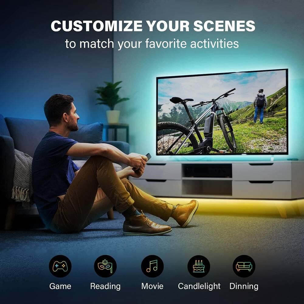 CUSTOMIZE YOUR SCENES  
to match your favorite activities

- Game
- Reading
- Movie
- Candlelight
- Dinning