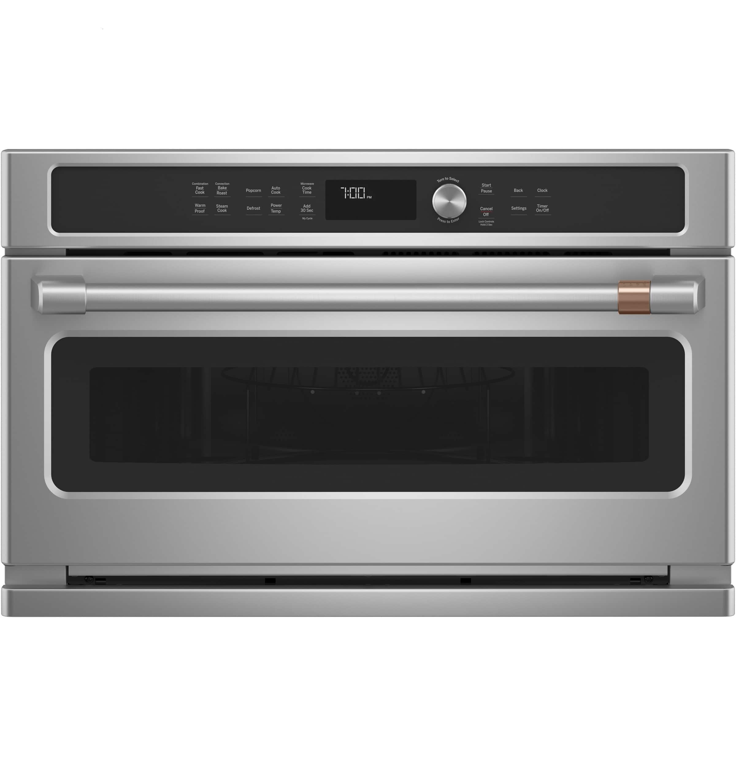 Café - 1.7 Cu. Ft. Convection Built-In Microwave with Sensor Cooking - Stainless Steel - Front_Zoom