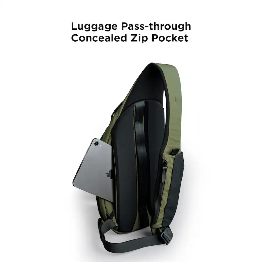 Tablet Back Left ALPAKA Crossbody Sling Bag 7.5L (Left Shoulder) for Men, Fits 11 ...