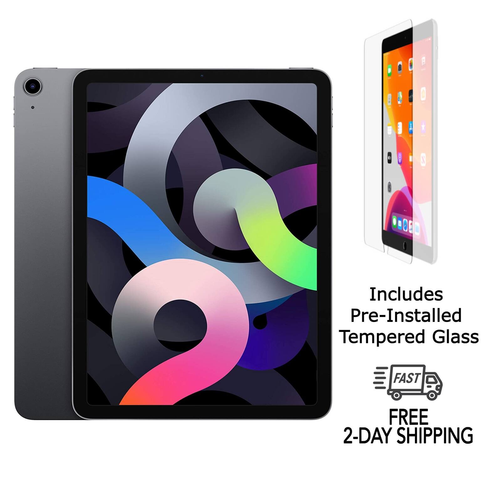Includes Pre-Installed Tempered Glass  
FREE 2-DAY SHIPPING