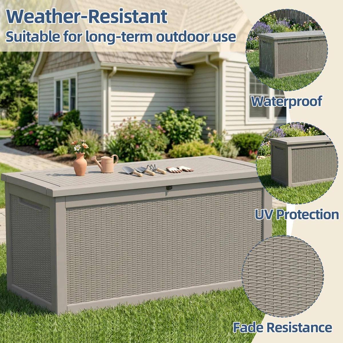 Weather-Resistant  
Suitable for long-term outdoor use  
Waterproof  
UV Protection  
Fade Resistance