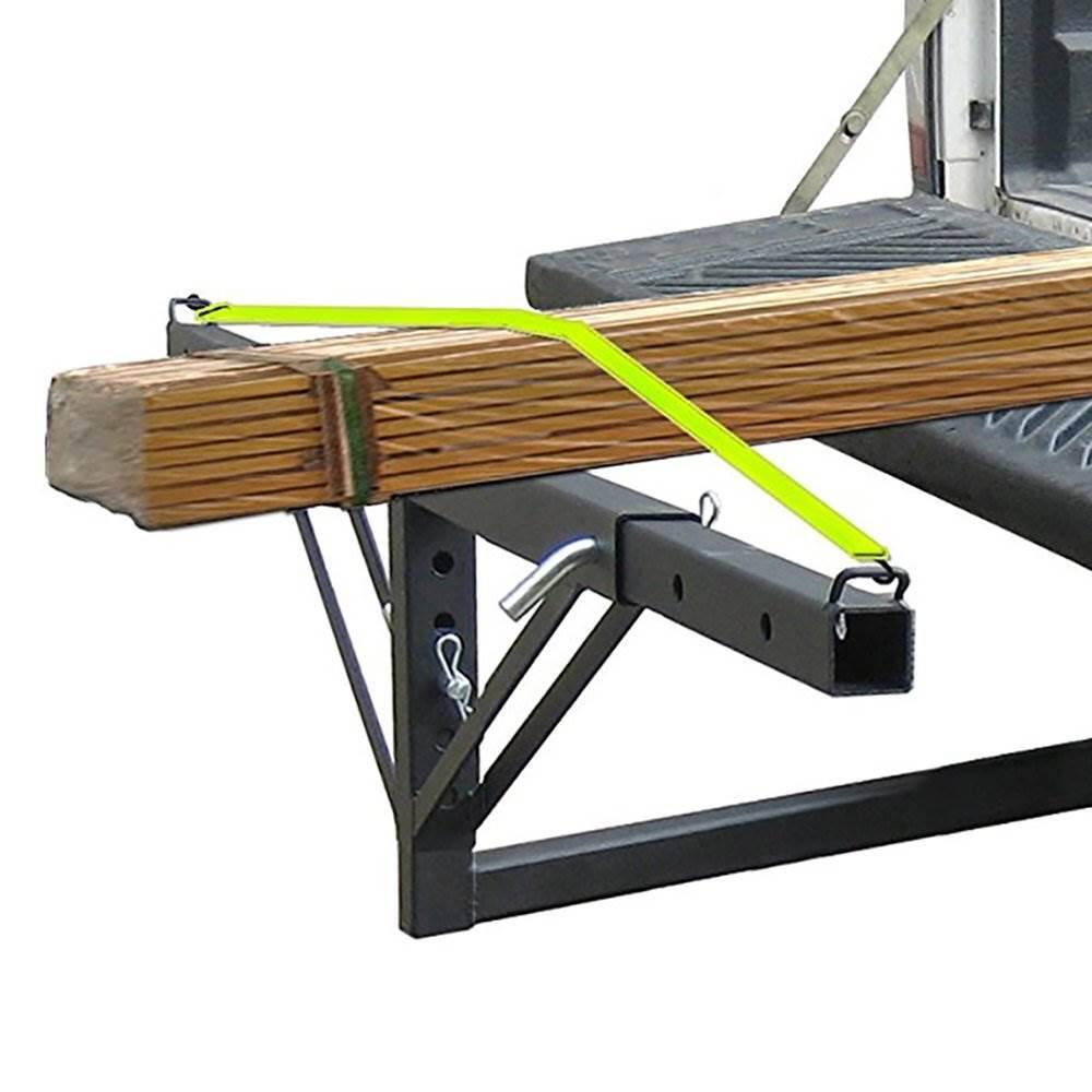 Alt View 3. Tow Tuff - Tow Tuff Adjustable Steel Truck Bed Extender for Class III & Class IV Receivers - Steel.