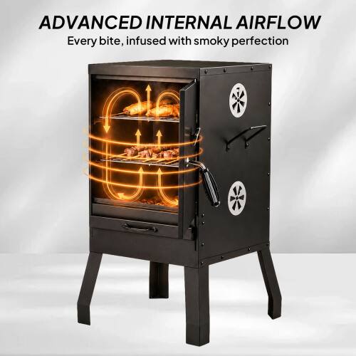 ADVANCED INTERNAL AIRFLOW  
Every bite, infused with smoky perfection