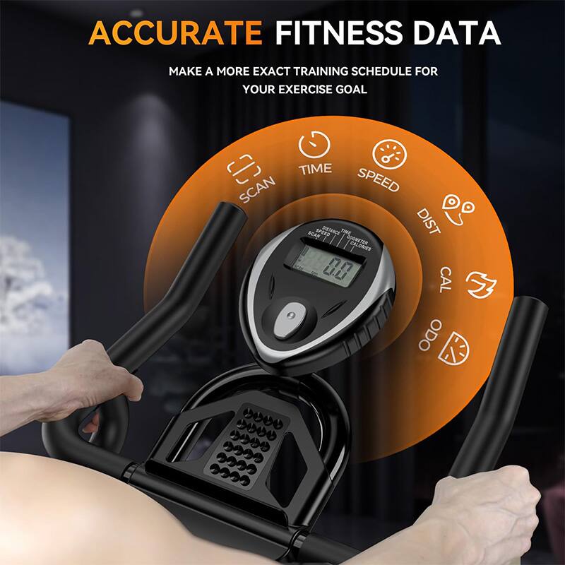 衛生日用品 WORKOUT Pooboo Exercise Stationary Bike for Home Gym, Silent Indoor Bike