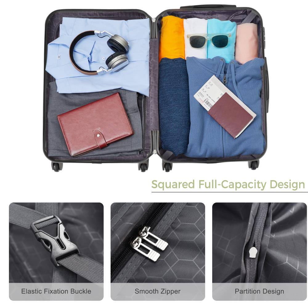 Squared Full-Capacity Design

Elastic Fixation Buckle

Smooth Zipper

Partition Design