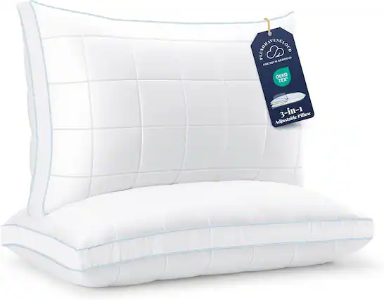 N REDIING PREMIUM M OKO TEX 3-in-1 Pillow Adjustable