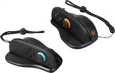 Front. NEXT - Mouse Shell 2-Pack for Nintendo Switch 2 - Black.