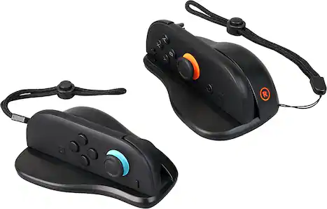 Front. NEXT - Mouse Shell 2-Pack for Nintendo Switch 2 - Black.
