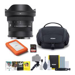 Sigma - 10-18mm F2.8 DC DN Contemporary for L Mount Accessory Kit Bundle