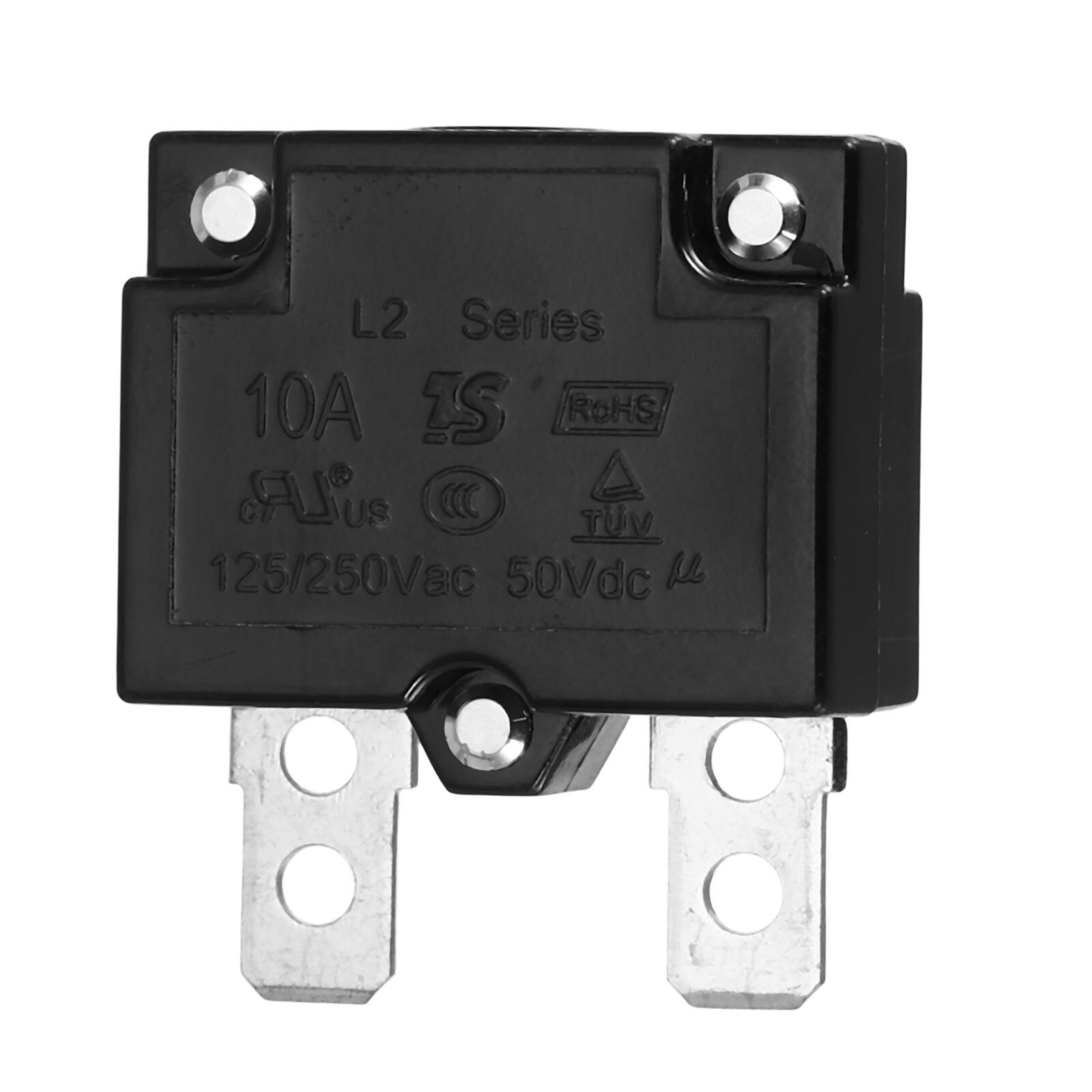 Unique Bargains - 10A Push Button Circuit Breaker, 125/250V AC,50V DC, Automatic Reset Thermal Overload Protector for Industrial - Black price history on PriceWatchPro