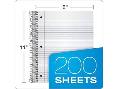 9" x 11" 200 SHEETS