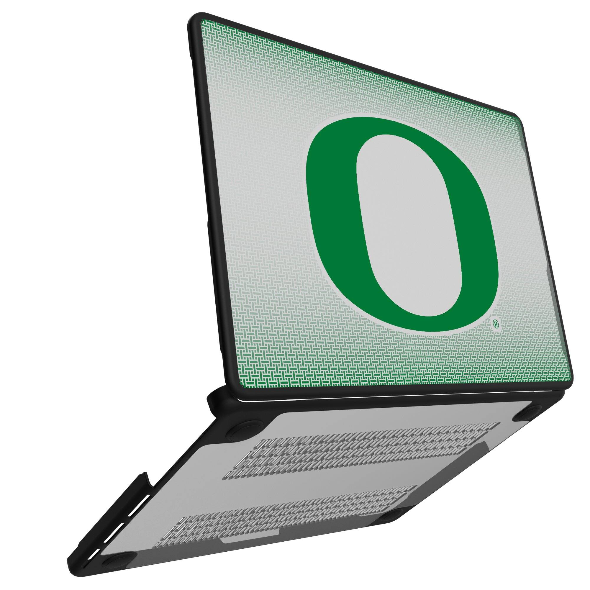 Alt View 1. Keyscaper - Oregon Ducks Linen MacBook Case - Air 13 in - Multicolor.