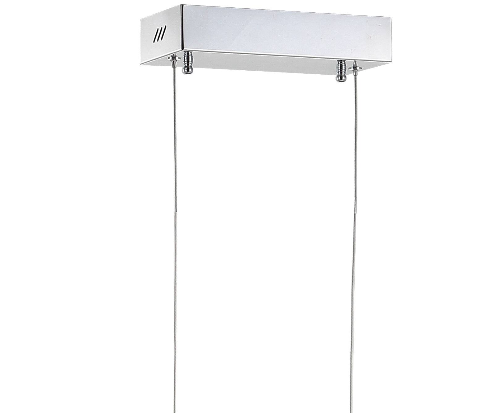 Alt View 5. Jonathan Y - Conley 39.5" Dimmable Adjustable Integrated LED Metal Linear Pendant, Chrome - Chrome.