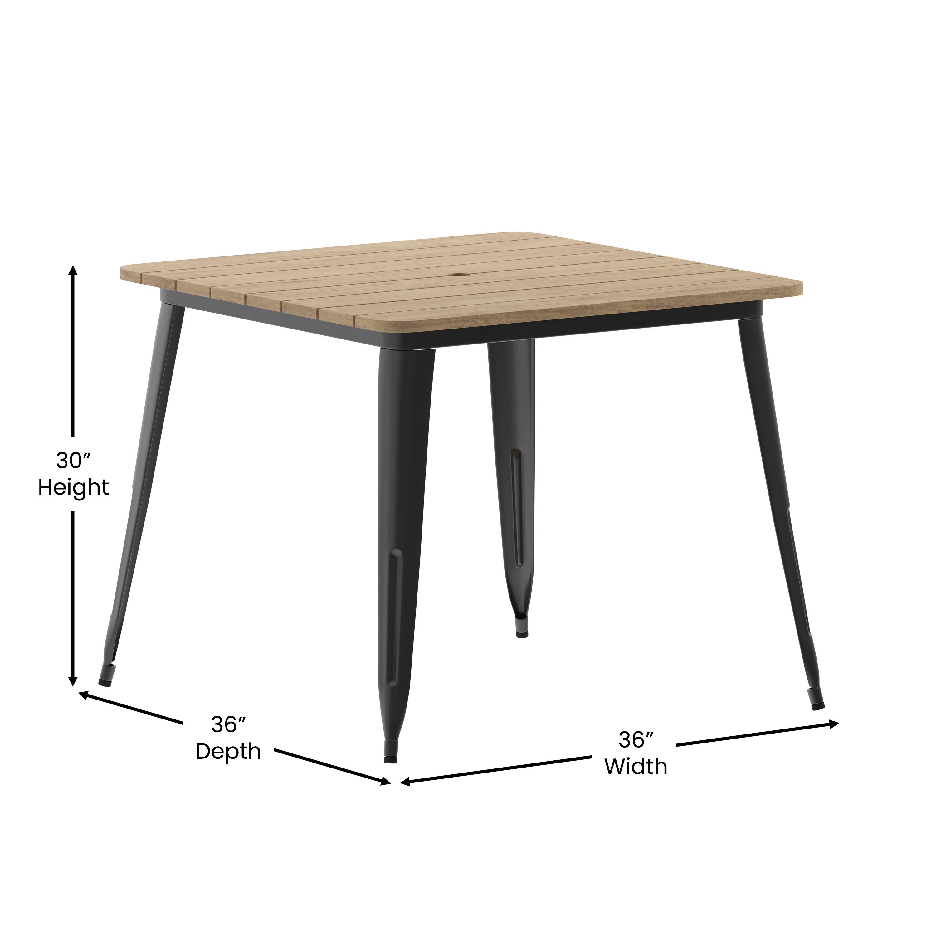 30" Height, 36" Depth, 36" Width
