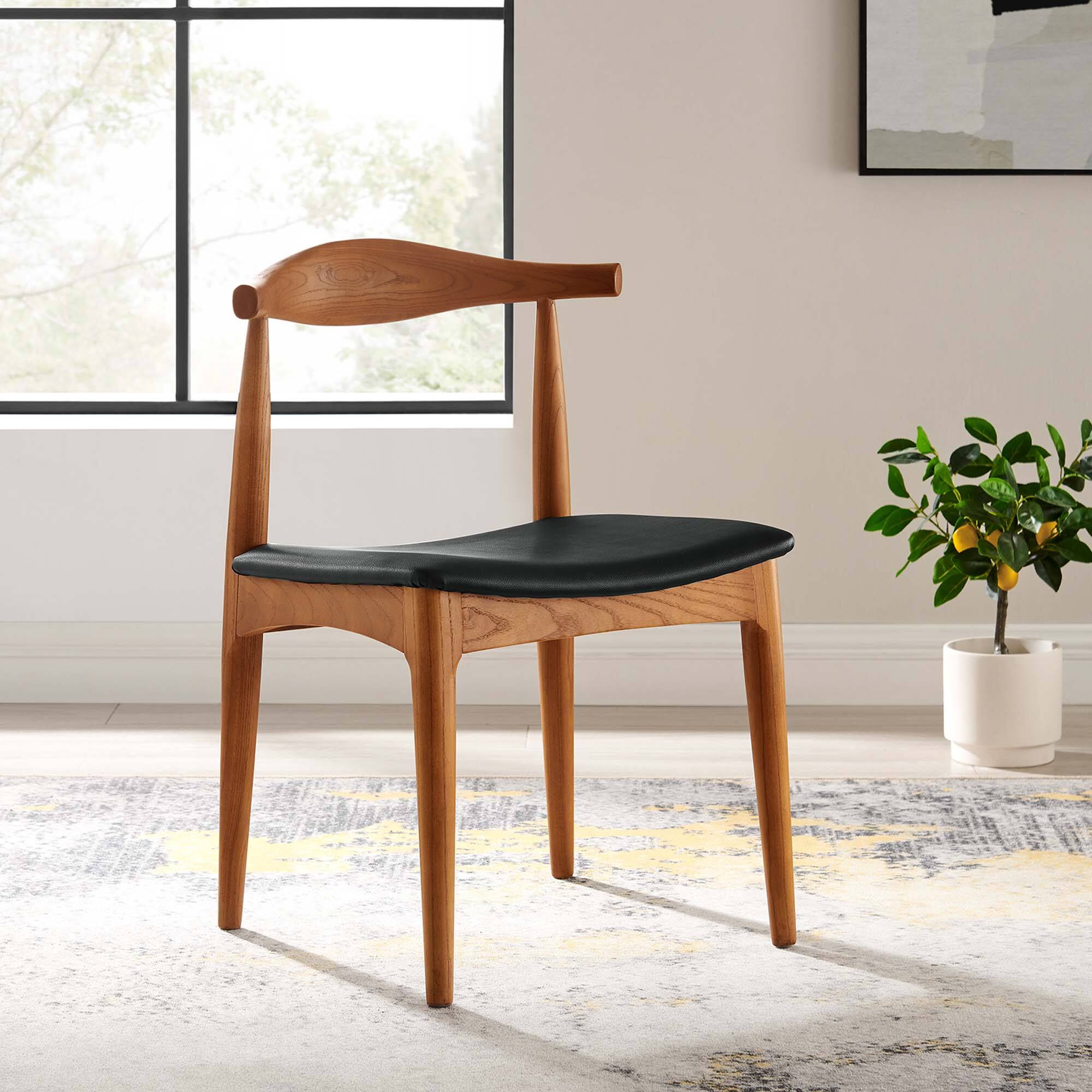 Alt View 5. Modway - Tracy Dining Side Chair by Modway - Black.
