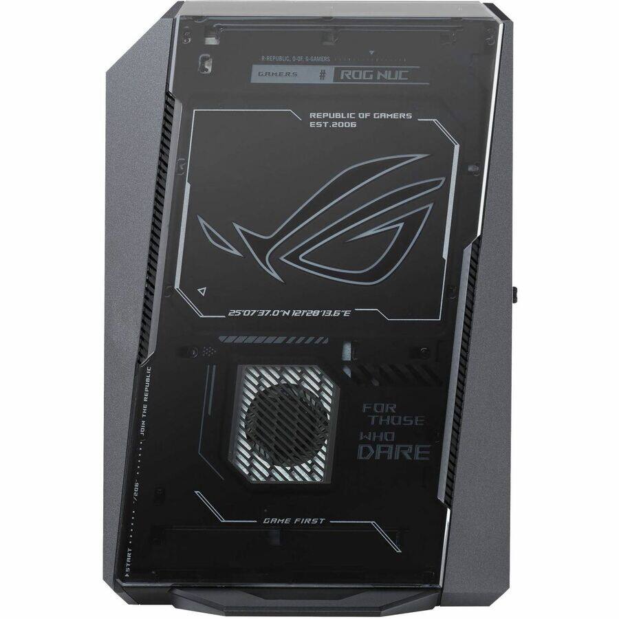 **Republic of Gamers**

**ROG NUC**

**Republic of Gamers**
**EST. 2006**

**25°07'37.0"N 122°81.6"E**

**For Those Who Dare**

**Game First**