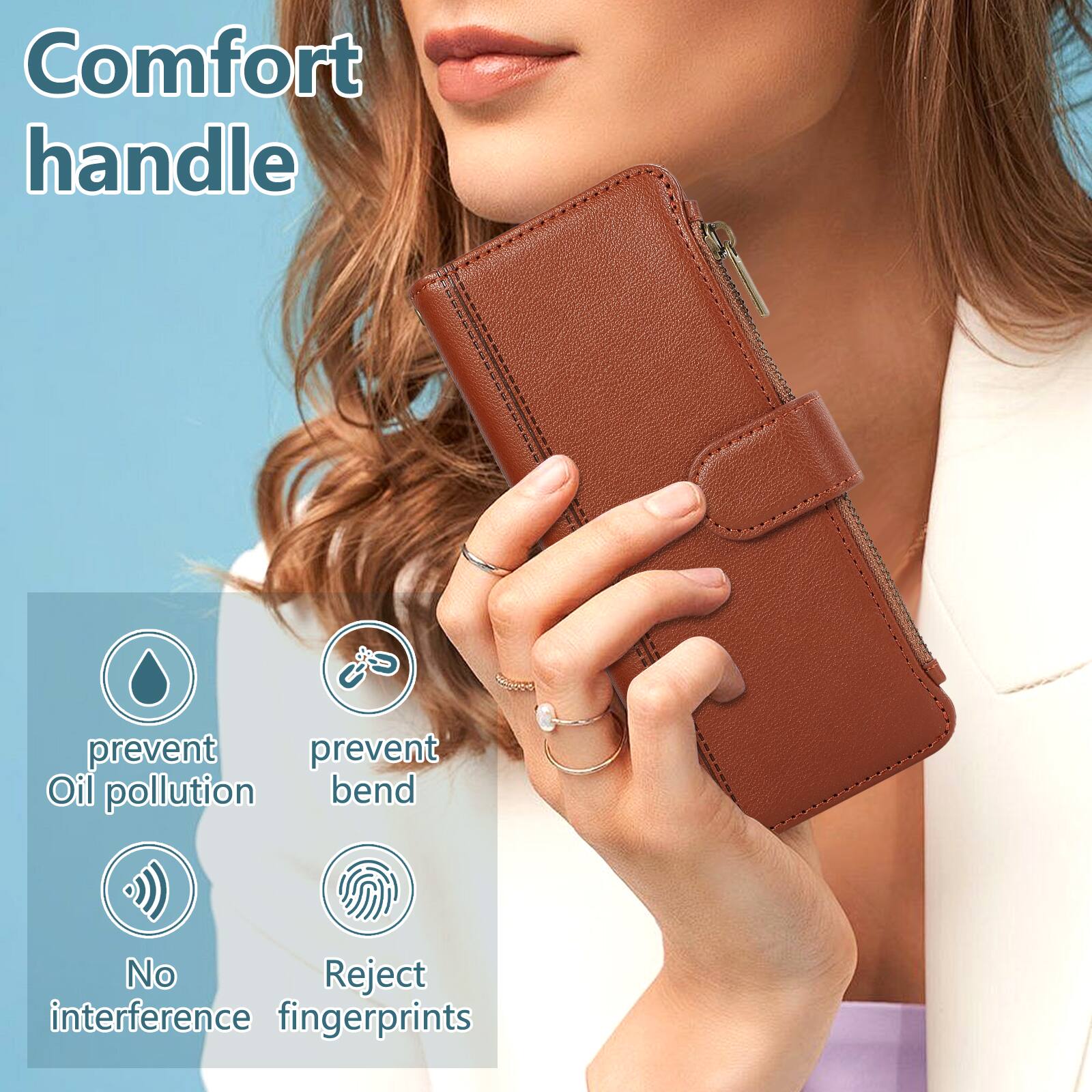 Comfort handle  
- prevent Oil pollution  
- prevent bend  
- No interference  
- Reject fingerprints