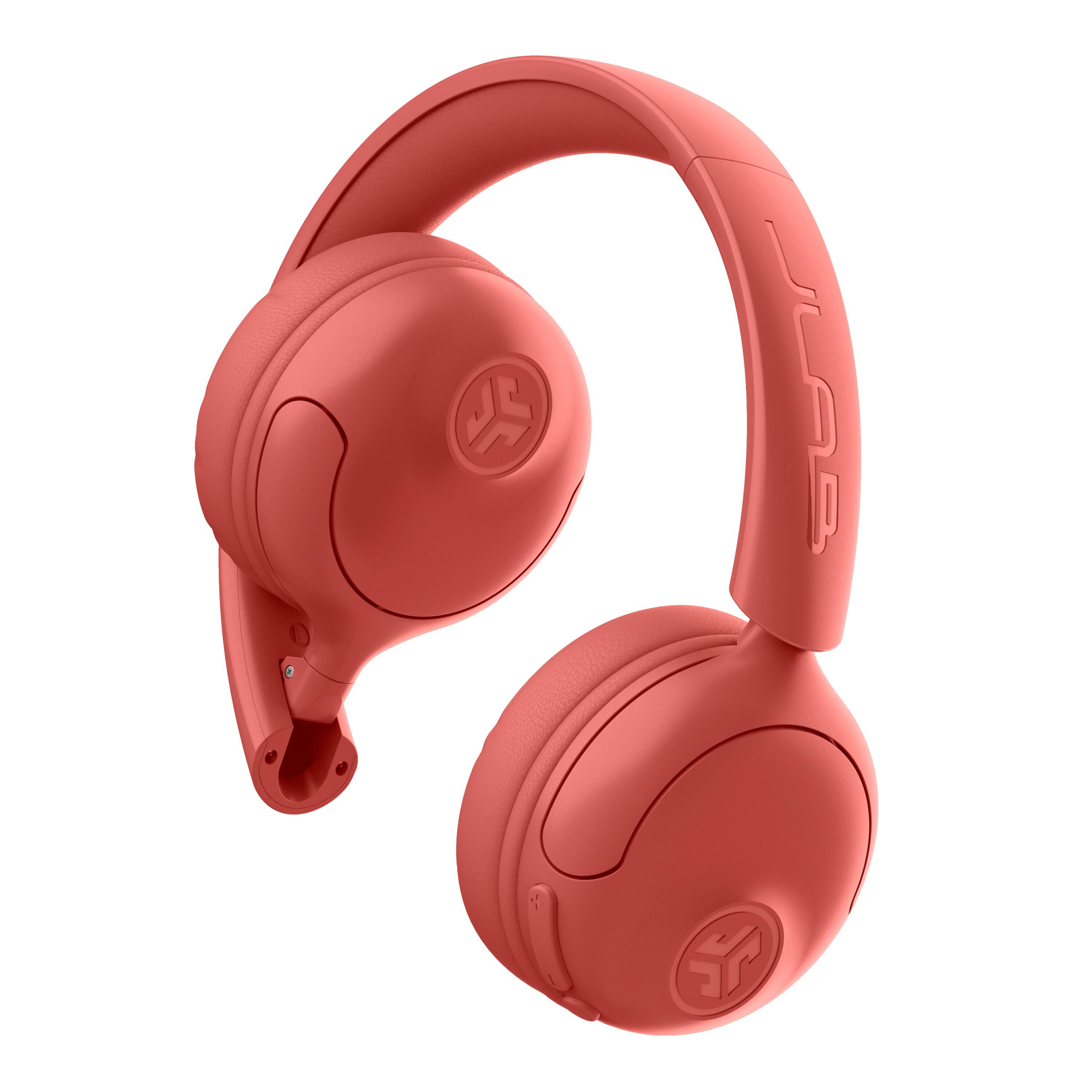 Left. JLab - Studio 2 Wireless On-ear Headphones - Coral.