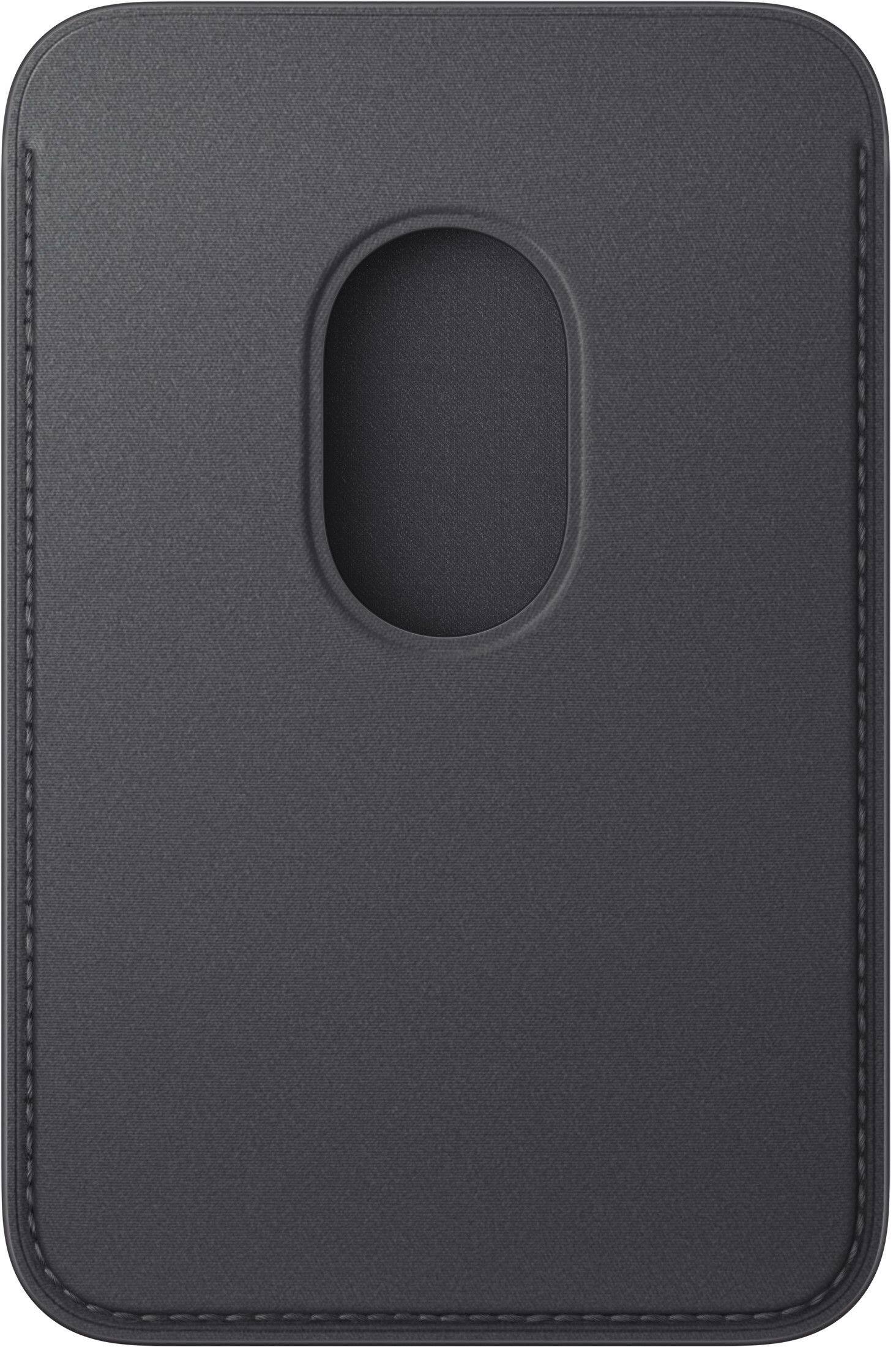 Alt View 1. Apple - iPhone FineWoven Wallet with MagSafe - Black.