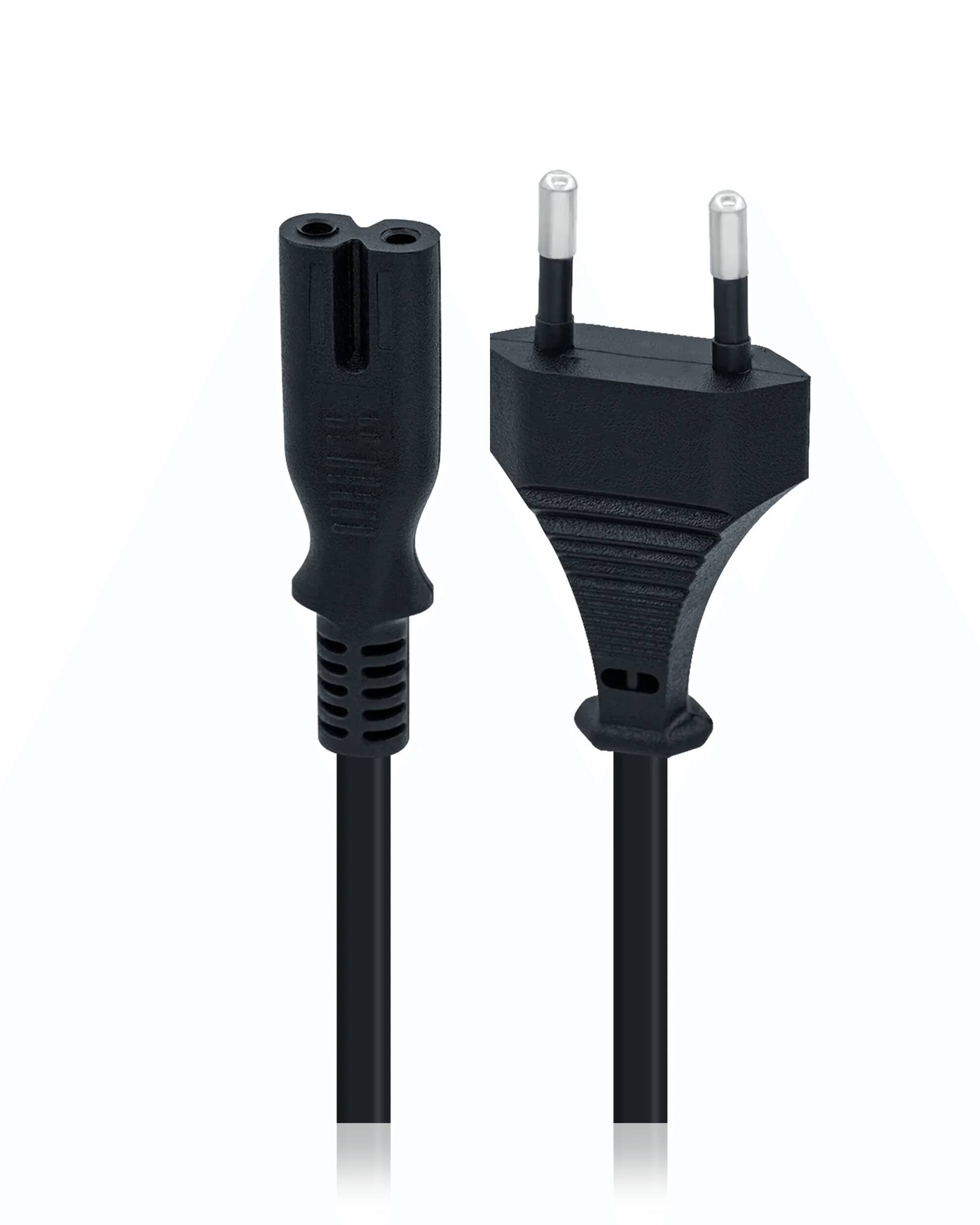 Front. MobileSentrix - AC Power Cable Cord (European Version) Replacement Compatible For Xbox & PlayStation Consoles.
