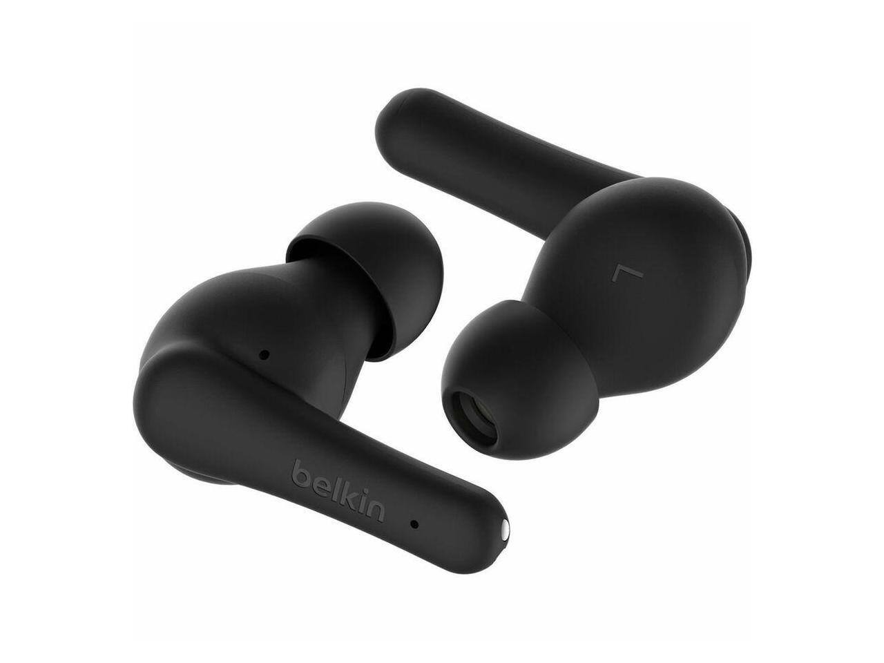 Alt View 4. Belkin - Belkin SoundForm Rhythm True Wireless Earbuds - Black - Black.