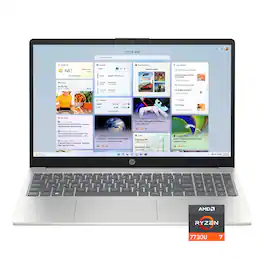 HP - 15.6" FHD Touchscreen Laptop,AMD Ryzen 7 7730U,32GB RAM,2TB SSD,AMD Radeon graphics,Win 11 Home - Silver