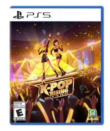PS5™
K-POP RISING TO SHINE
ENFANTS et ADULTES
E SRB
MICROIDS - E (Everyone)