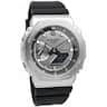 Casio - G-SHOCK Metal Covered Analog Digital Quartz GM-2100-1A Mens Watch World Time Stopwatch Alarm - Gray