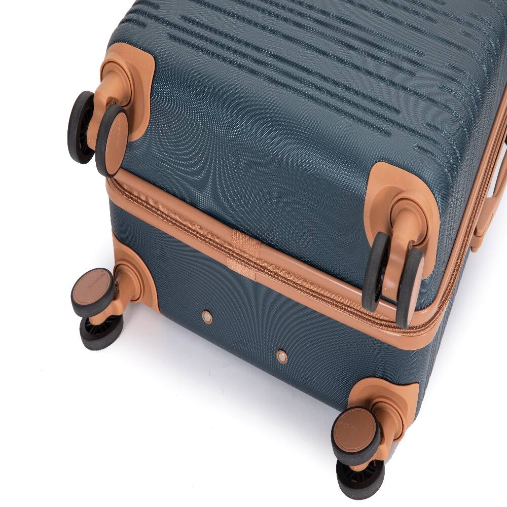 Alt View 7. Ropilly - Ropilly 5 piece luggage set Dark Green hard case spinner luggage ABS expandable TSA lock - Dark Green.