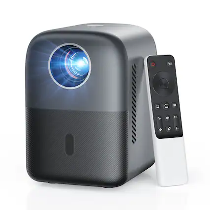Front. Groview - Mini Projector: fully sealed, low noise, 75% zoom, Bluetooth, HDMI/USB ports for phones, laptops, TV sticks..