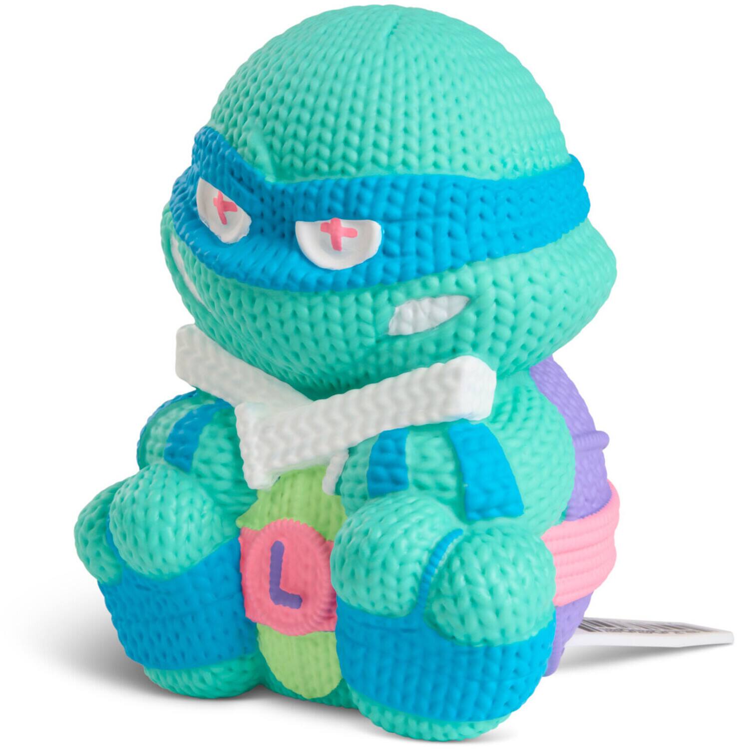Alt View 1. Handmade by Robots - Teenage Mutant Ninja Turtles (TMNT) - Leonardo Blacklight Limited Edition Vinyl Figure   - COLLECTIBLES - Multicolor.