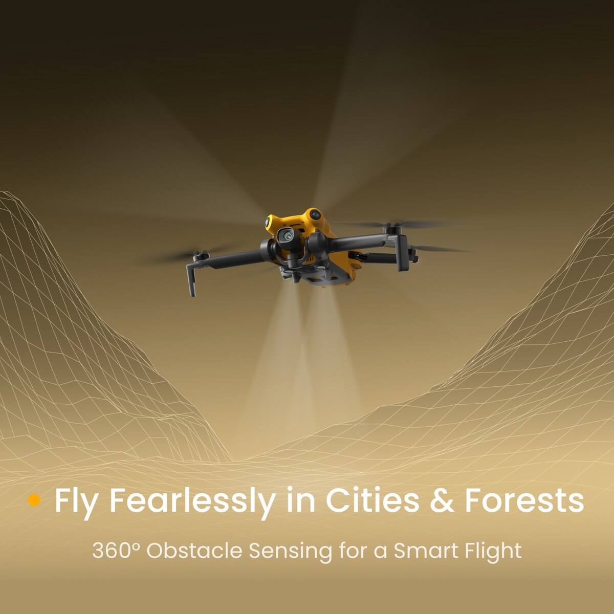 Fly Fearlessly in Cities & Forests  
360° Obstacle Sensing for a Smart Flight