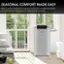 Alt View 11. Whynter - 400 Sq. Ft. Portable Air Conditioner - Silver.