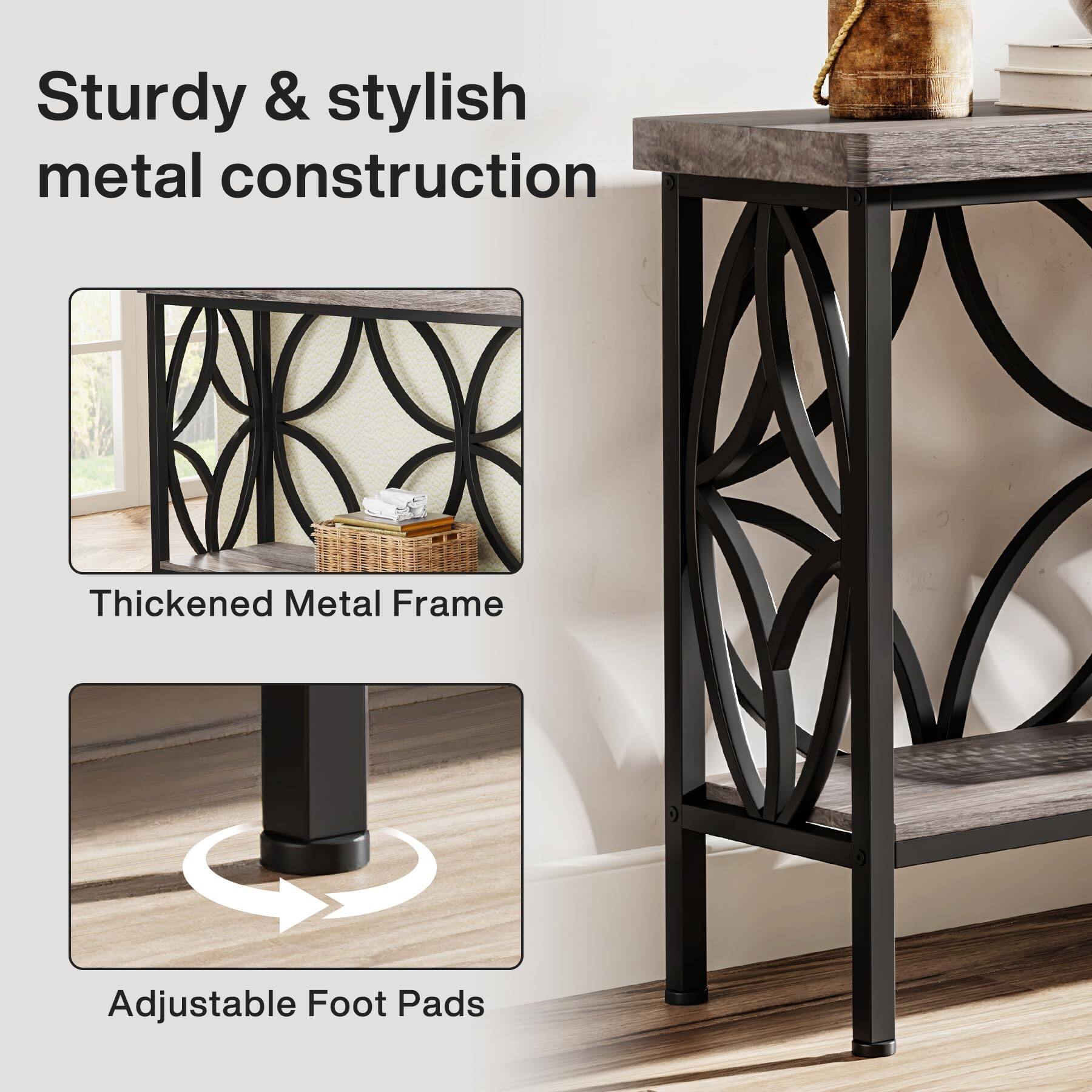Sturdy & stylish metal construction

Thickened Metal Frame

Adjustable Foot Pads